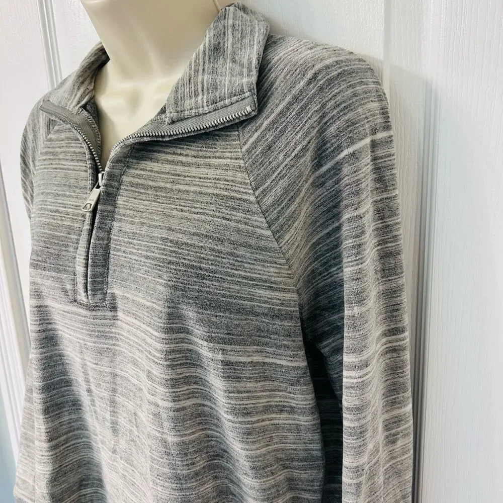 Madewell Velour Space Dyed Gray Slim Jogger 2 Piece Lounge/Travel Set!